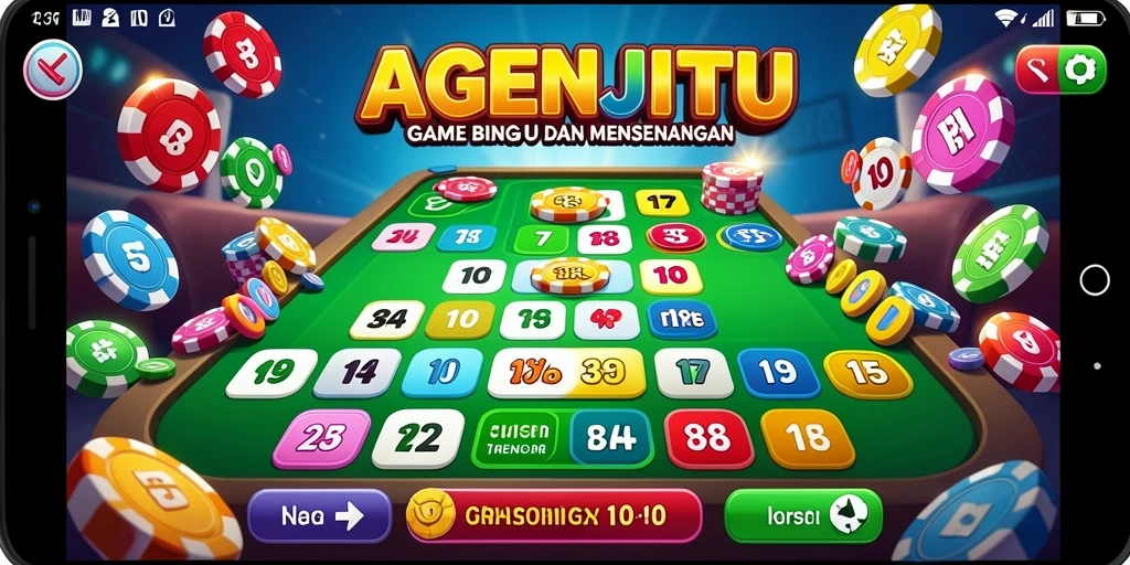 Screenshot gameplay AGENJITU yang menampilkan momen seru di Bingo.