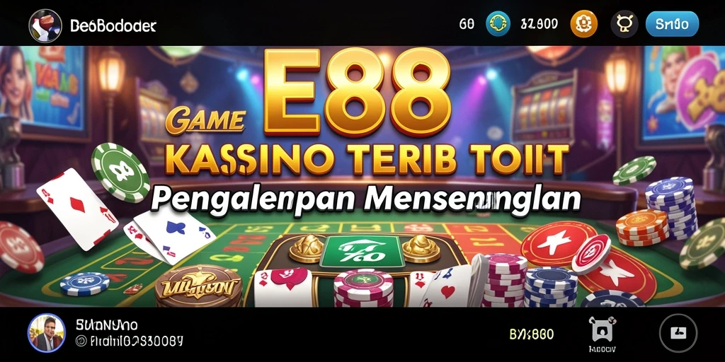 Tampilan gameplay E88 yang menarik dan seru.