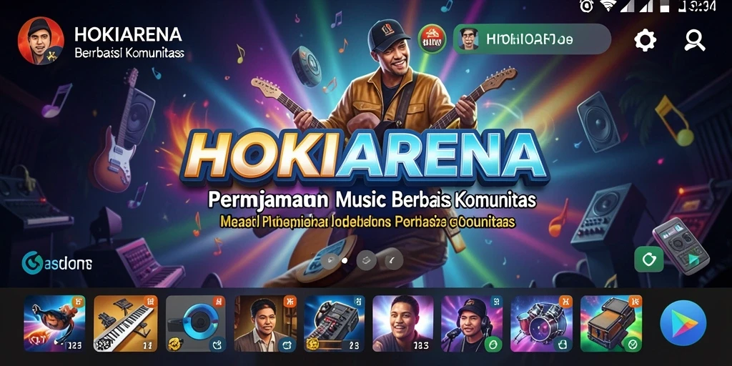 Tampilan gameplay HOKIARENA yang menarik dan interaktif.