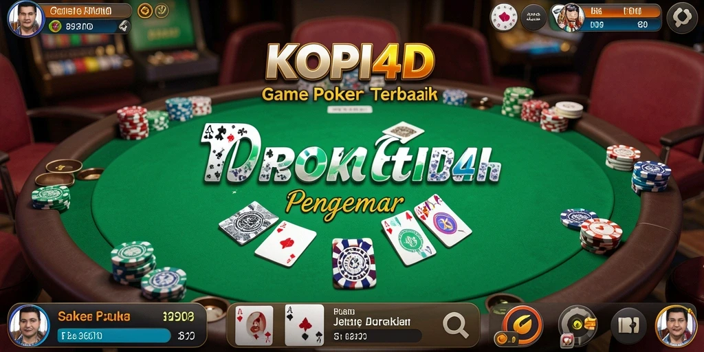 Tampilan gameplay seru di KOPI4D dengan aksi Poker yang menegangkan.
