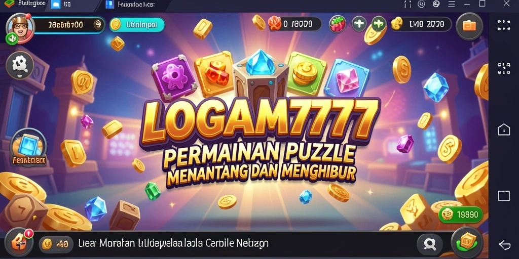 Screenshot LOGAM777 menampilkan gameplay seru dengan berbagai puzzle menantang.
