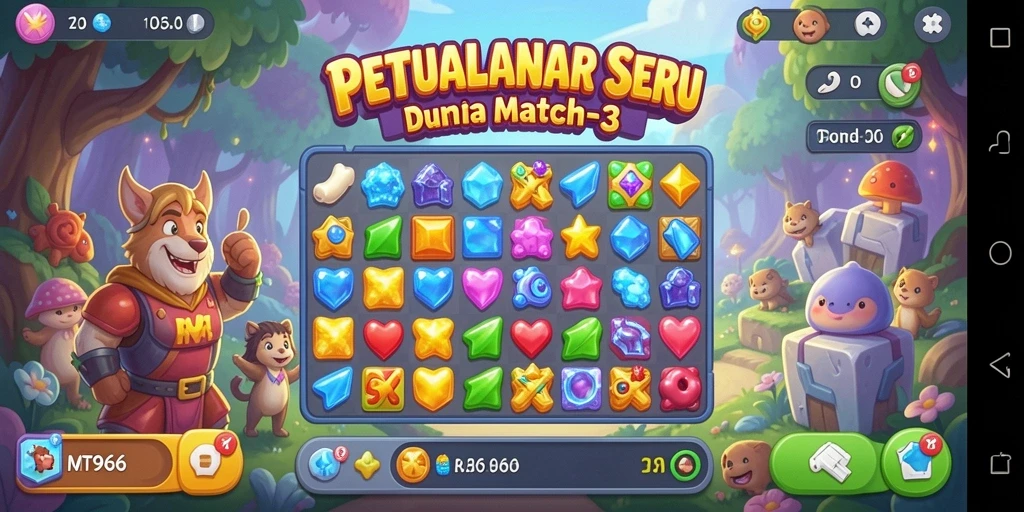 Screenshot gameplay MT966 yang seru dan menantang.