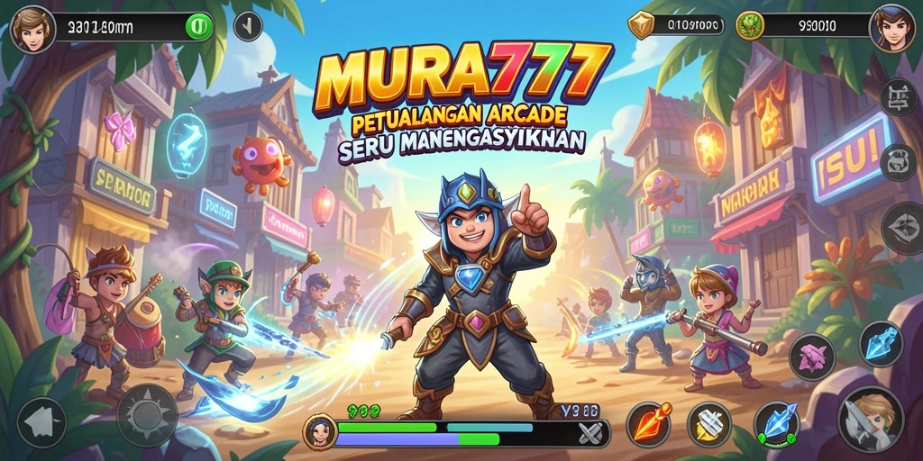 Tampilan gameplay seru di MUARA777 dengan suasana arcade yang menarik.