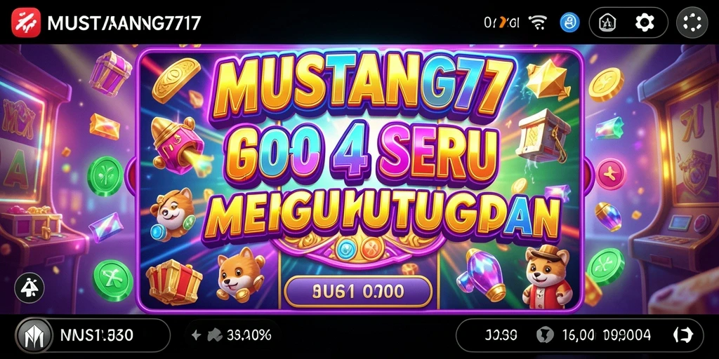 Screenshot gameplay yang menampilkan keseruan Slot MUSTANG77.