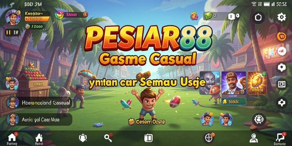 Tampilan gameplay PESIAR88 yang mendebarkan dan mengasyikkan.