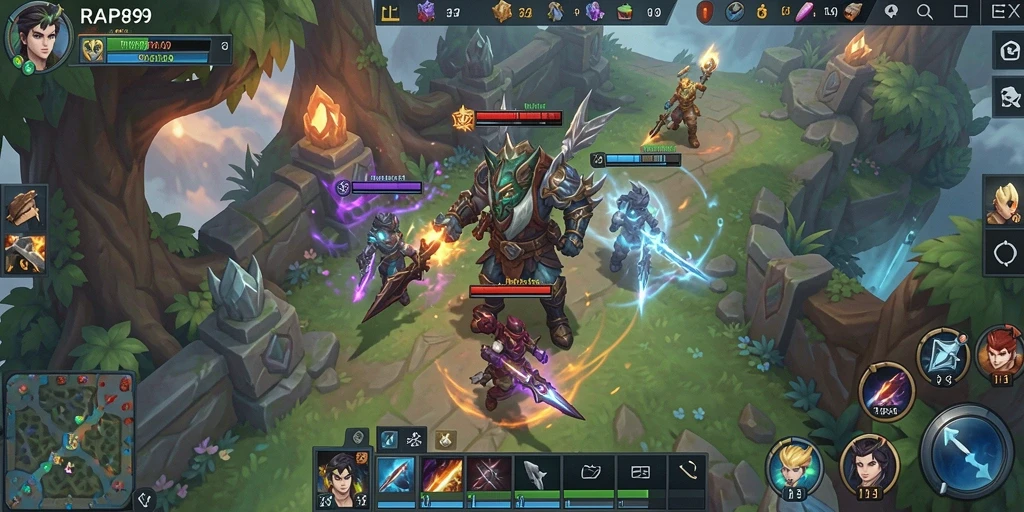 Screenshot gameplay RAP89 menampilkan pertempuran seru dan grafik menawan.