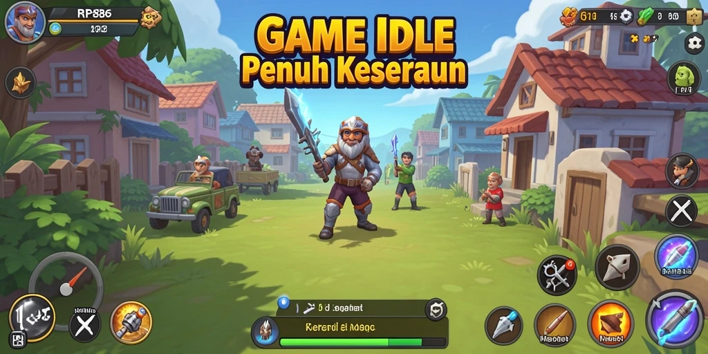Tampilan menarik gameplay RP886 yang seru dan santai.