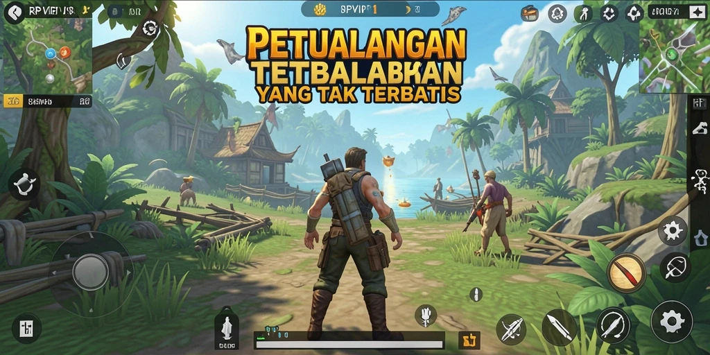Gameplay RPVIP1 menunjukkan eksplorasi dunia terbuka yang memukau.
