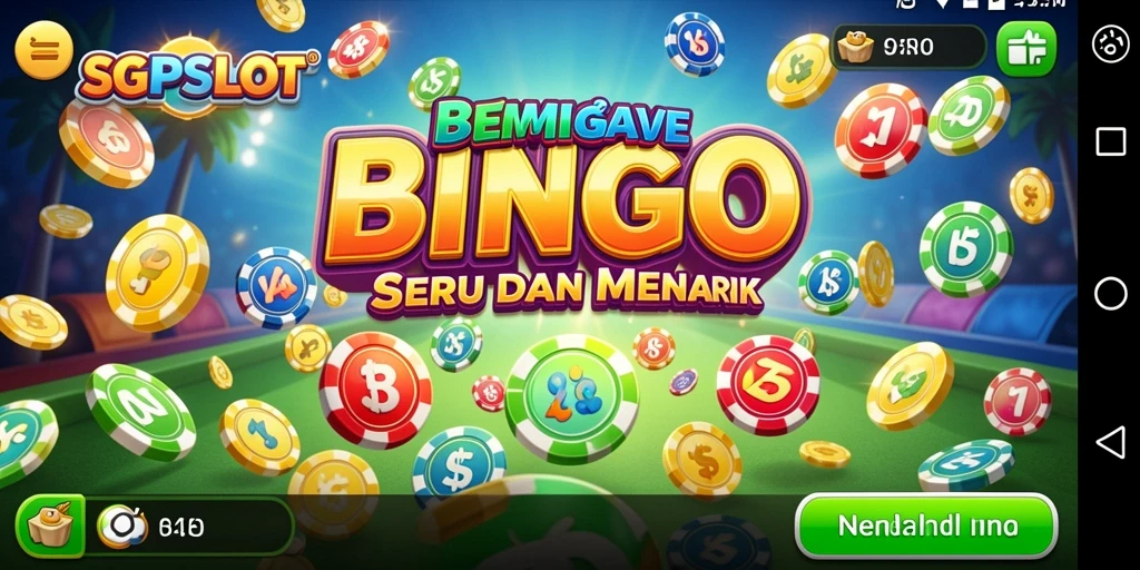 Screenshot gameplay SGPSLOT menampilkan keseruan bermain Bingo.
