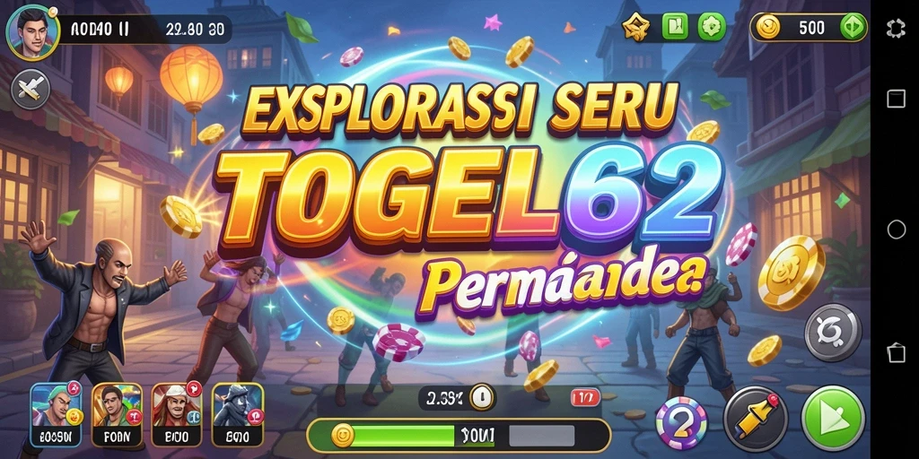 Tampilan gameplay TOGEL62 yang menarik dan menghibur dalam genre Arcade.