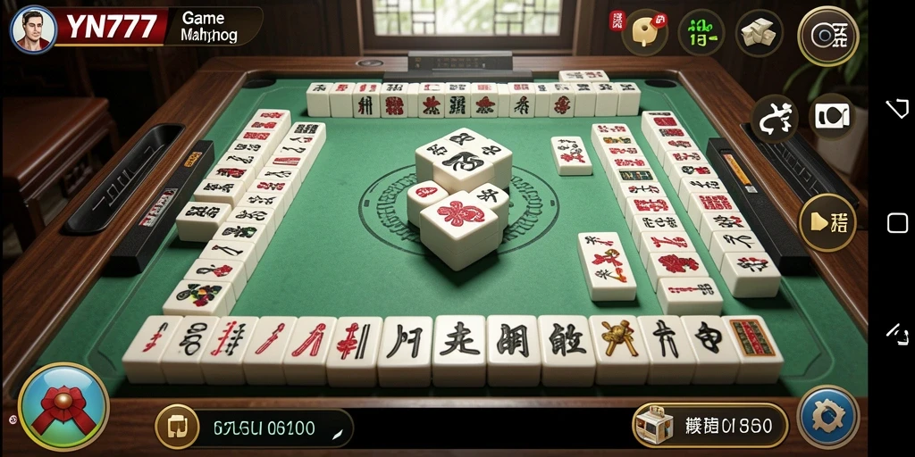 Screenshot gameplay YN777 yang menunjukkan tantangan Mahjong yang menarik.