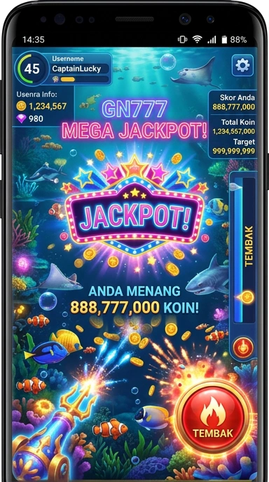 Tangkapan layar aplikasi di gn777 dengan menu navigasi yang jelas.